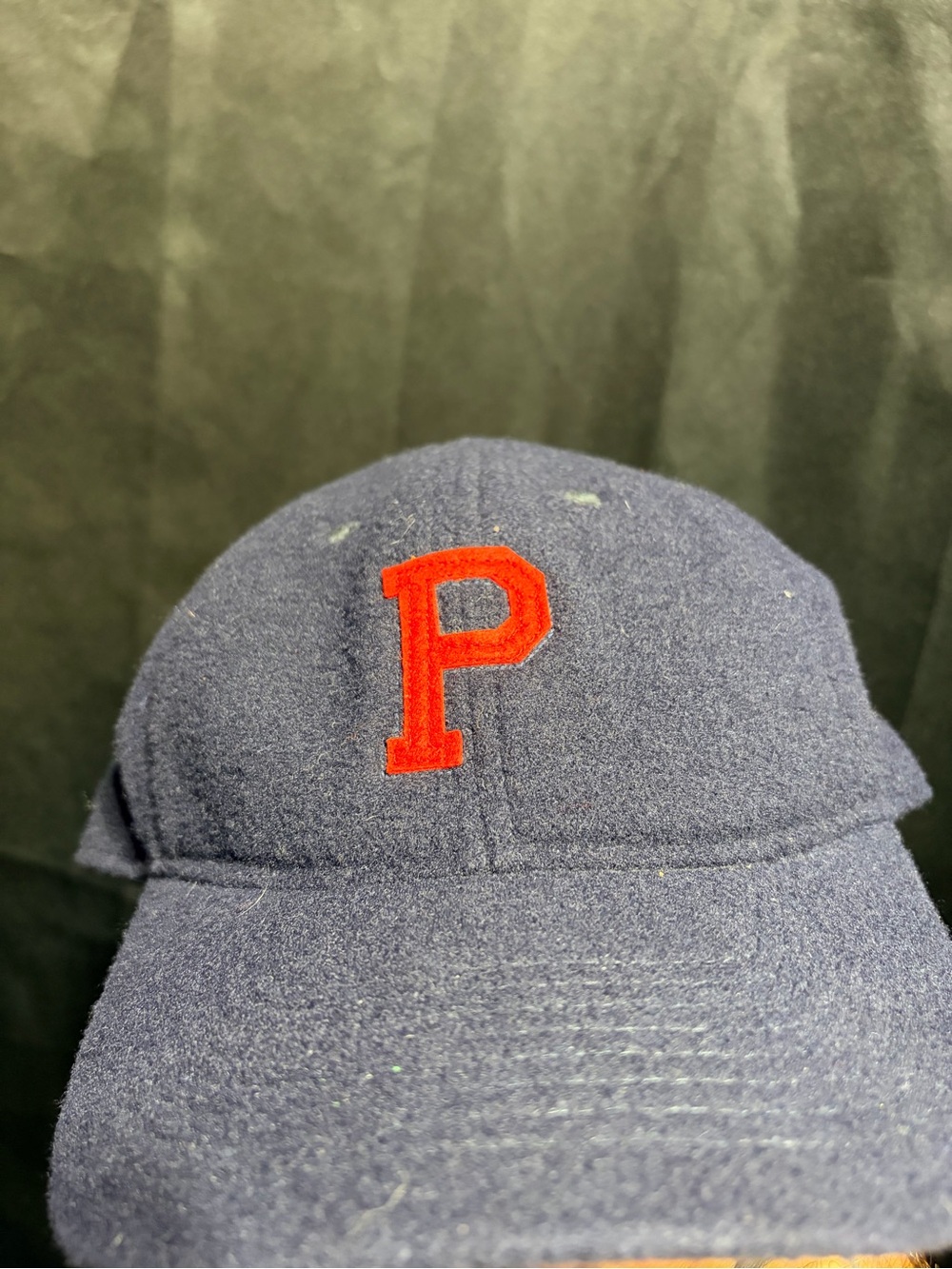 Legacy Navy Baseball Cap with Red 'P' Patch